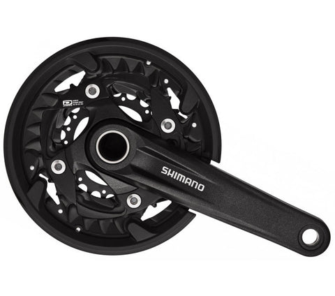 Crankstel MTB 3 x 10 speed Shimano FC-MT500 met 175mm crankarm 40-30-22T - zwart