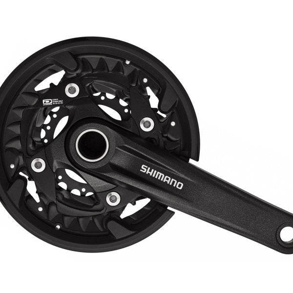 Crankstel MTB 3 x 10 speed Shimano FC-MT500 met 175mm crankarm 40-30-22T - zwart