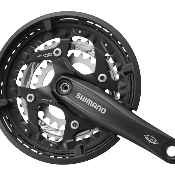 Crankstel 3 x 10 speed Shimano Trekking FC-T521 met 175mm crankarm 48-36-26T Octalink - zwart