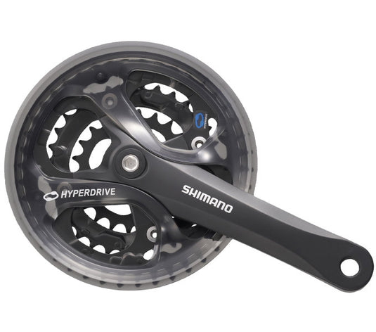 Shimano crankstel 7 8 speed acera fc-m361 - 175 48 x 38 x 28t met kettingscherm - zwart