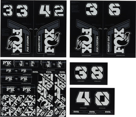 Fox racing shox custom fork and shox kit 2021 sticker set