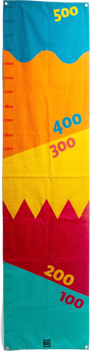 Bs toys rol stop - buitenspeelgoed - opvouwbaar doek met kurken ballen - 2 m lang - incl 4 haringen - vanaf 6 jaar - 2 tot 4 spelers