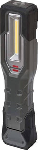 Brennenstuhl accu handlamp hl a ip54 zaklamp voor buiten met cob (1000 + 200 lm, tot 24 uur verlichtingsduur, led-werklamp met magneten en haken, inclusief usb-oplaadkabel), zwart