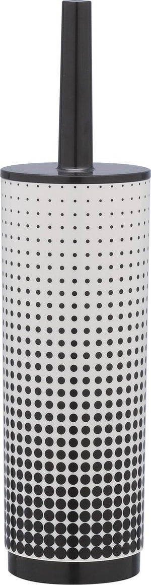 Sealskin speckles toiletborstel met houder vrijstaand - zwart