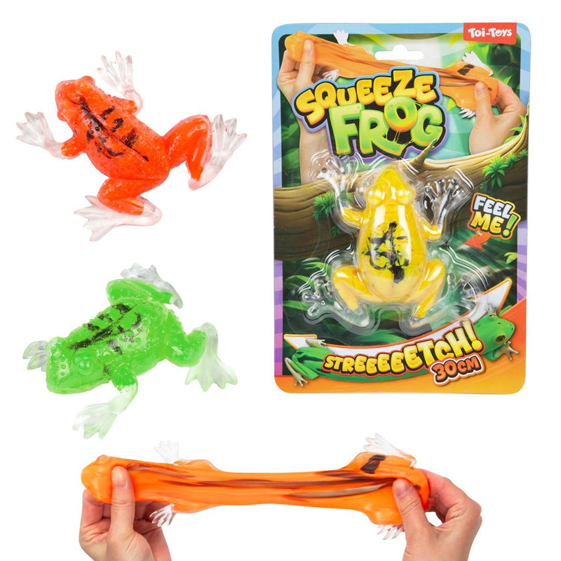 Laden Sie das Bild in Galerie -Viewer, Toi-toys fun kneedkikker -clear- rekbaar 10cm 3ass
