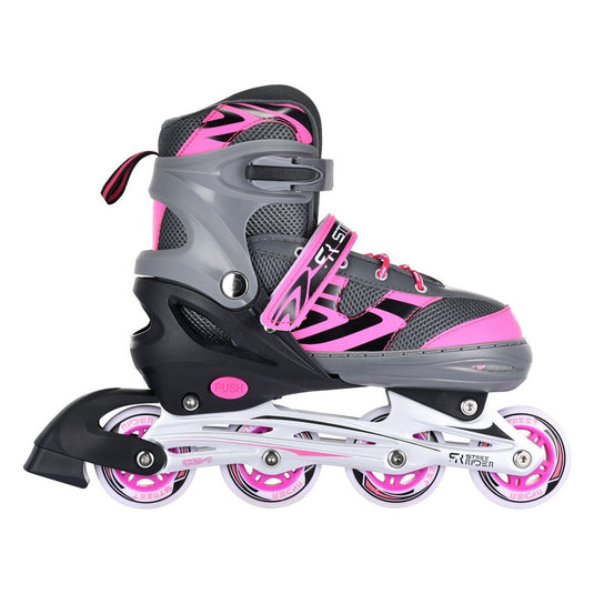 Street rider skeelers roze grijs, maat 37-40