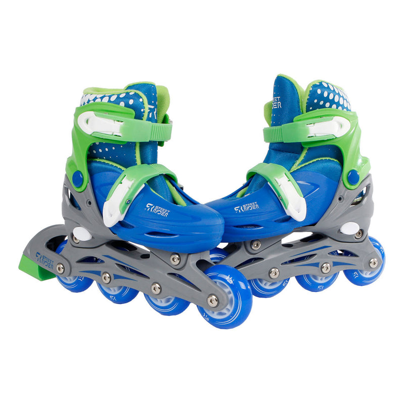 Load image into Gallery viewer, Street rider inline skeelers blauw, maat 26-29
