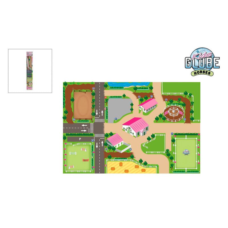 Load image into Gallery viewer, Kids globe speelkleed paarden manege xxl
