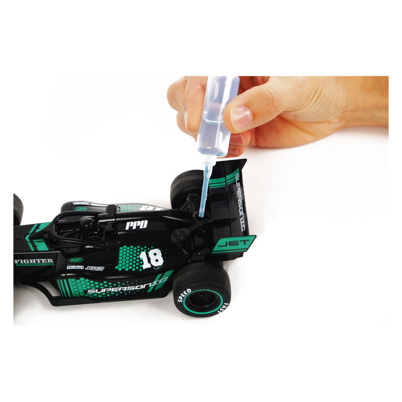 Load image into Gallery viewer, Roadstar c formula bestuurbare race auto met rook en licht 2.4ghz , 22cm
