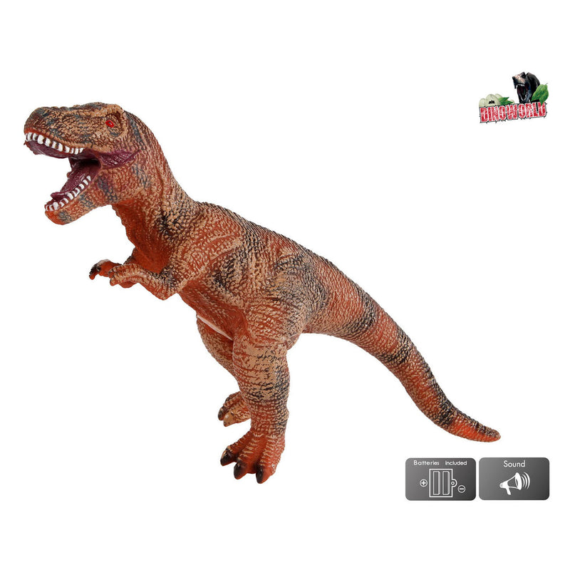 Load image into Gallery viewer, Dinoworld t-rex dinosaurus speelfiguur met geluid, 57cm
