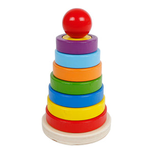 Houten stapelpiramide fsc, 16dlg.