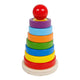 Houten stapelpiramide fsc, 16dlg.