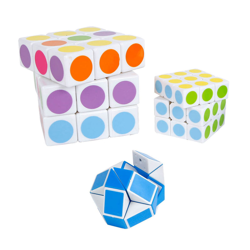 Load image into Gallery viewer, Van manen brain games puzzelkubus, set van 3
