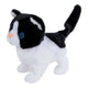 Take me home interactieve looppoes zwart wit, 15,5cm