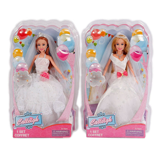 Toys amsterdam modepop prinses bruid, 29cm