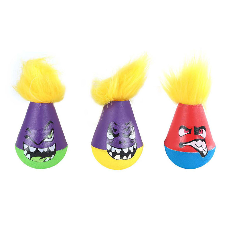 Load image into Gallery viewer, Gametime jongleerbal monsters met haar, 12cm
