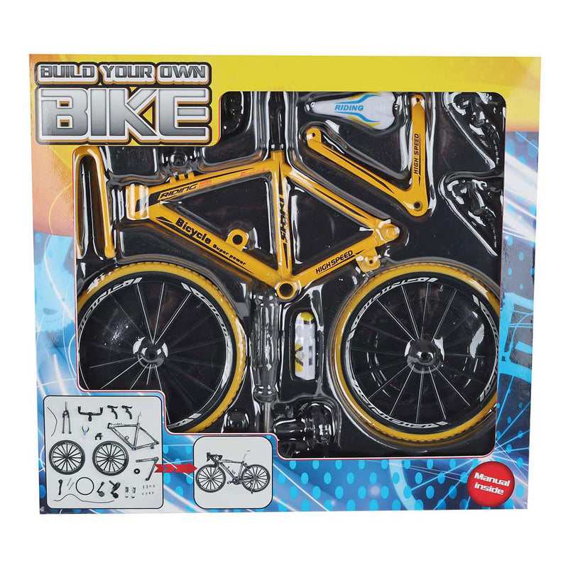 ギャラリービューアに画像をロードする, Van manen racefiets bouwpakket die-cast speelgoed fiets 19,5cm multicolor.
