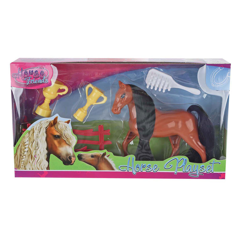 Load image into Gallery viewer, Horse friends speelfiguur paard met bekers

