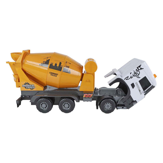 2-play scania vrachtwagen betonmixer frictie met licht en geluid