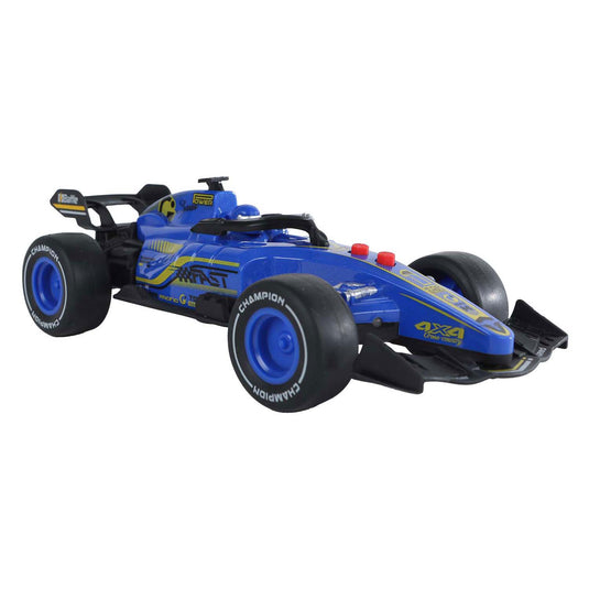 2-play formula race auto frictie met licht en geluid, 19cm