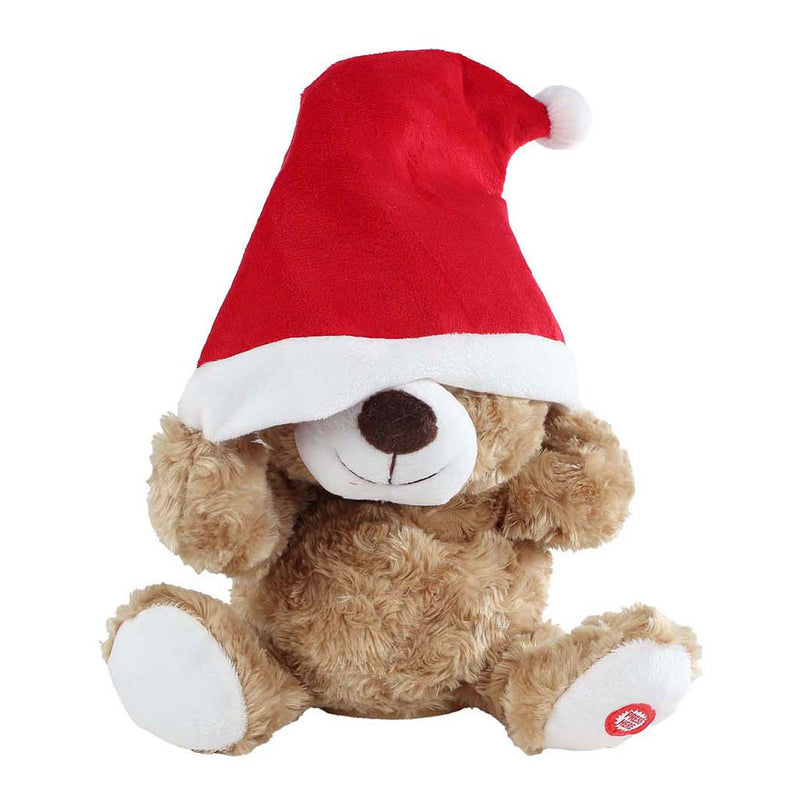 Afbeelding laden in galerijviewer, Take me home dansende beer met kerstmuts en muziek
