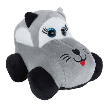 Mini club pluche dier auto knuffel speelgoed 15cm multi kleuren.