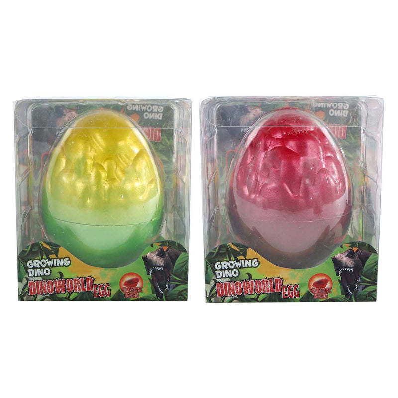 Load image into Gallery viewer, Dinoworld ei met groeiende dinosaurus met edelsteen 8cm

