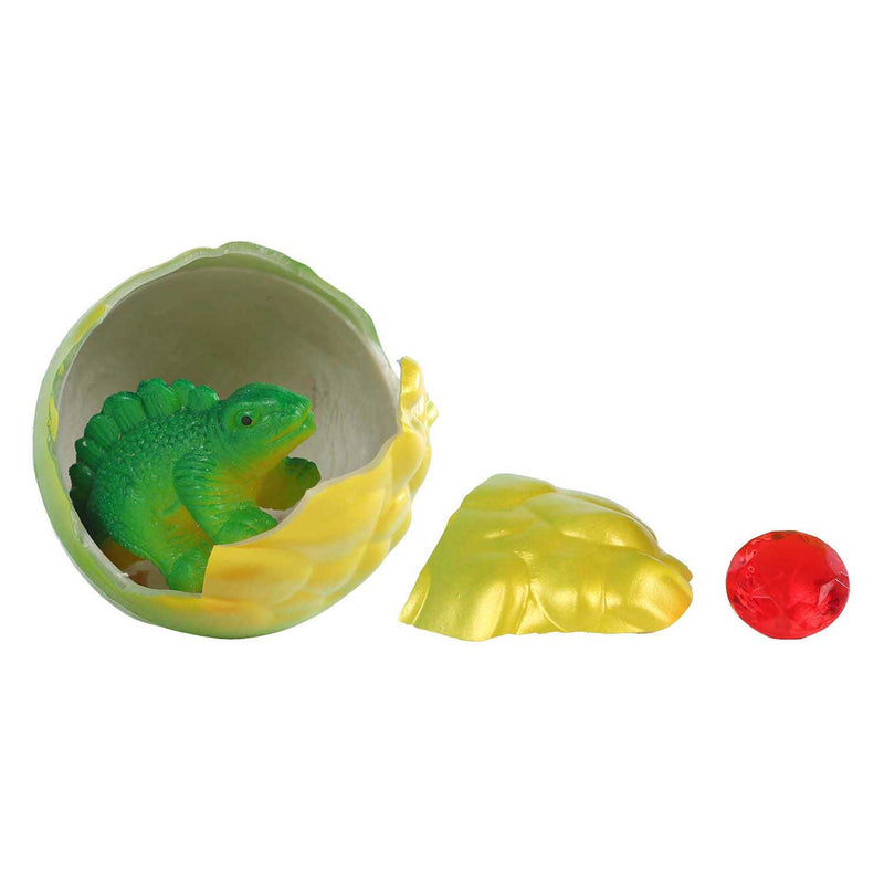 Load image into Gallery viewer, Dinoworld ei met groeiende dinosaurus met edelsteen 8cm
