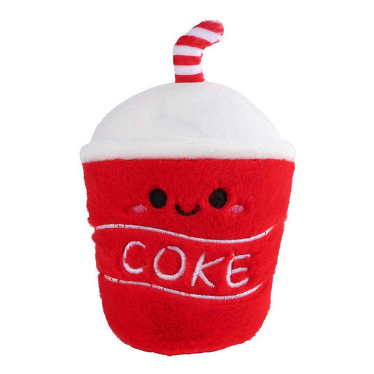 Fluffy menu pluche drankje 9-13cm