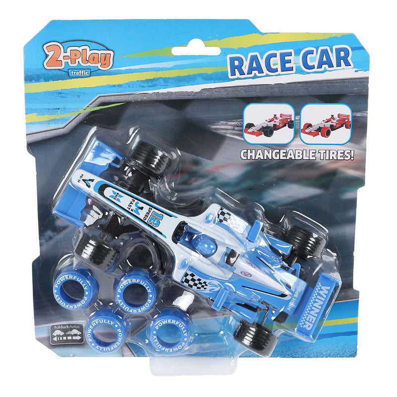 Afbeelding laden in galerijviewer, 2-play formule raceauto met extra banden pull back
