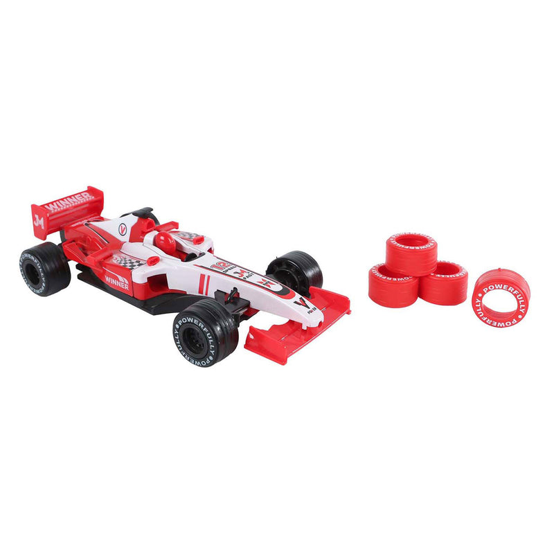 Afbeelding laden in galerijviewer, 2-play formule raceauto met extra banden pull back
