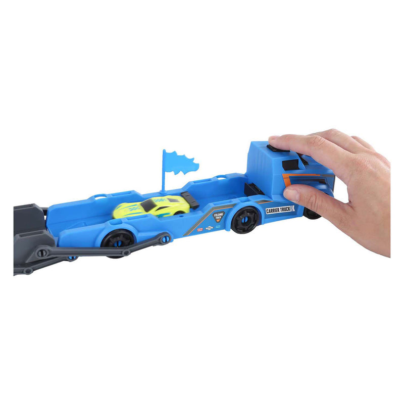 Load image into Gallery viewer, Roadblasters vrachtwagen met 2 autos - lanceerfunctie
