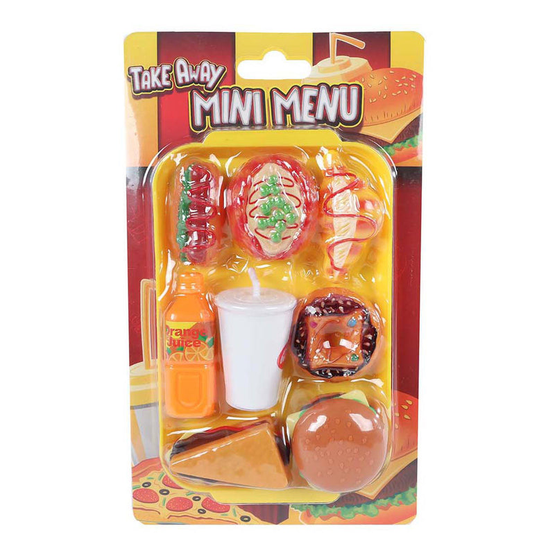 Load image into Gallery viewer, Speelset fast food mini menu

