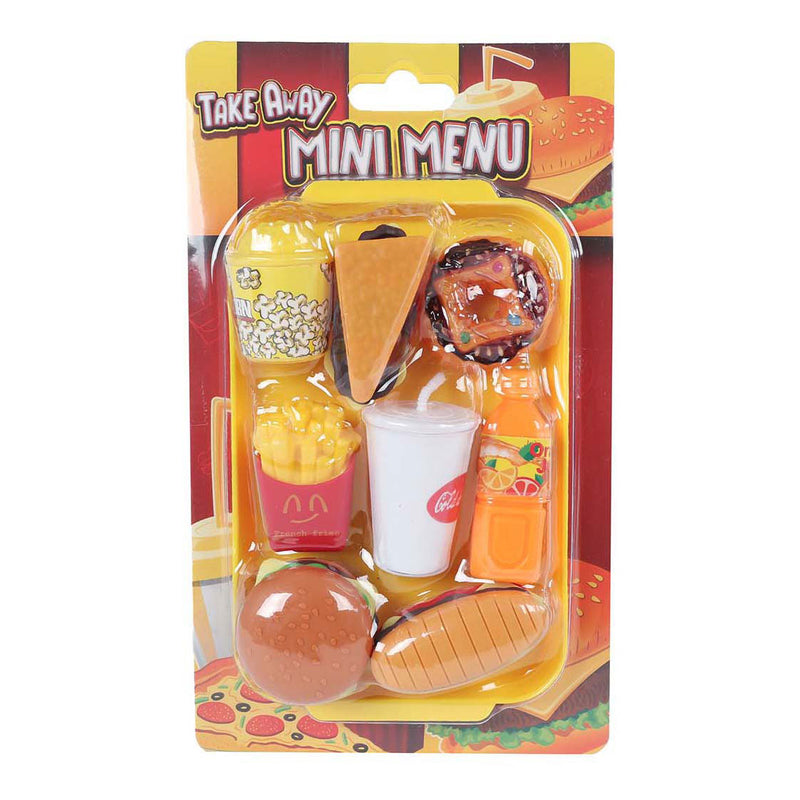 Load image into Gallery viewer, Speelset fast food mini menu
