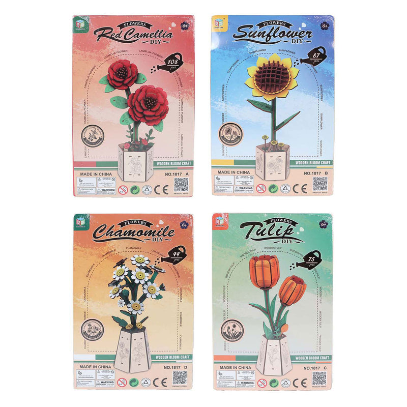 Load image into Gallery viewer, Maak je eigen houten bloemen - 20,5cm
