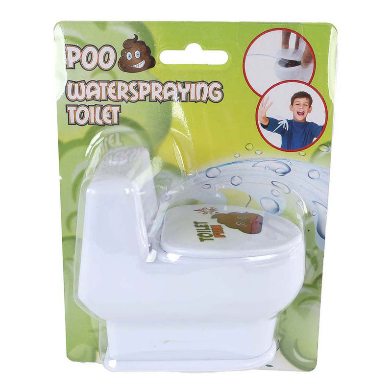 Load image into Gallery viewer, Poo toilet met drol waterspuitend 10cm
