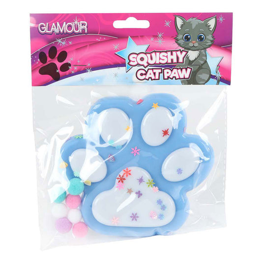Glamour squishy mega kattenpoot 12,5cm