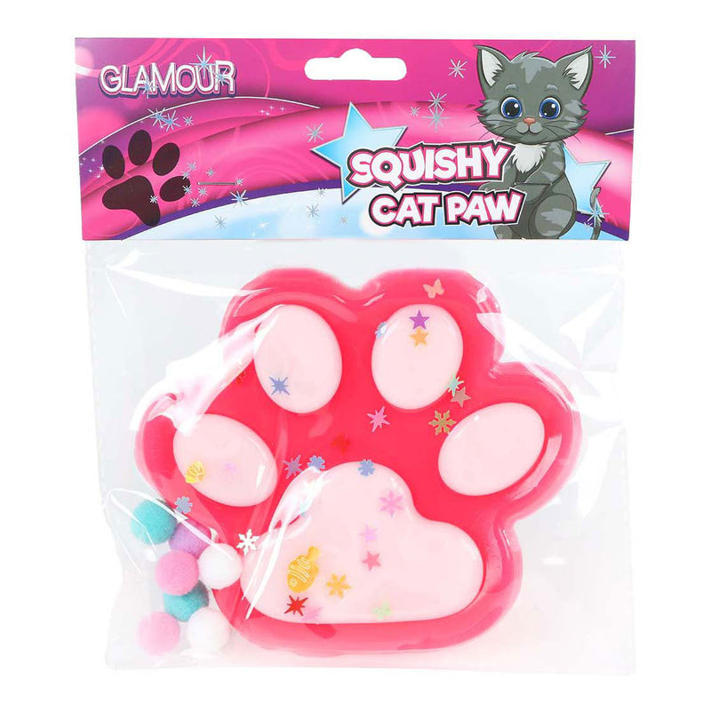 Load image into Gallery viewer, Glamour squishy mega kattenpoot 12,5cm
