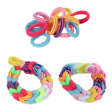 Glamour loom haarbandjes - 150st.