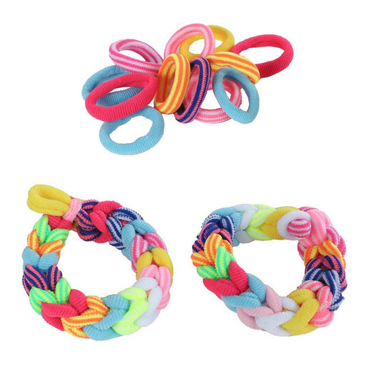 Glamour loom haarbandjes - 150st.