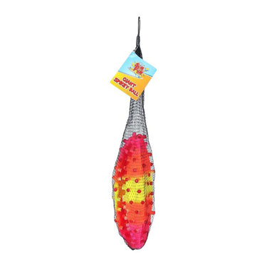 Sun fun pukkelbal regenboog 220gr 21cm 4 assorti