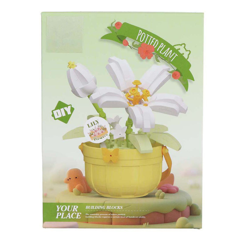 ギャラリービューアに画像をロードする, Bouwset plant in pot
