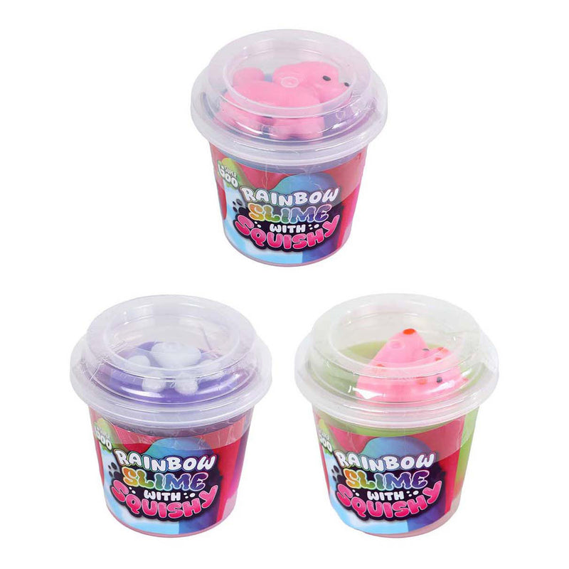 Load image into Gallery viewer, Ty super goo regenboog put met squishy - 90gr.
