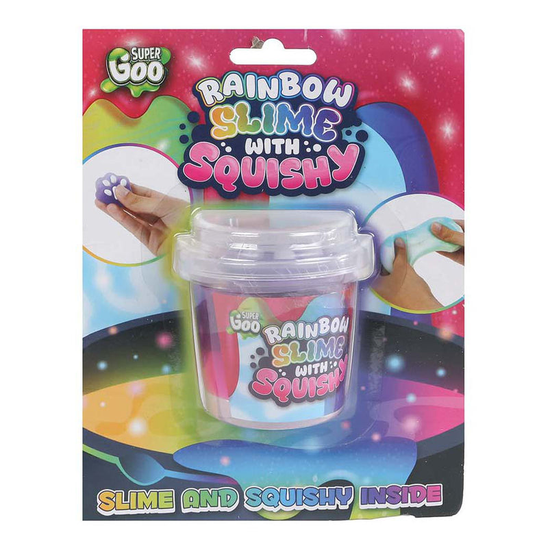 Load image into Gallery viewer, Ty super goo regenboog put met squishy - 90gr.
