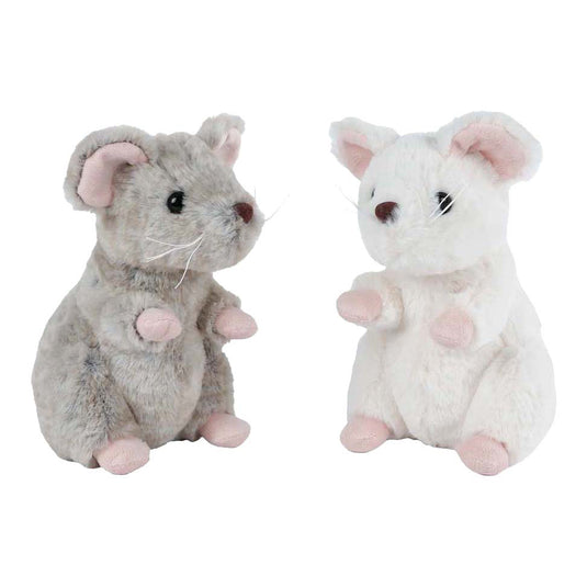 Take me home muis pluche zittend - 19cm