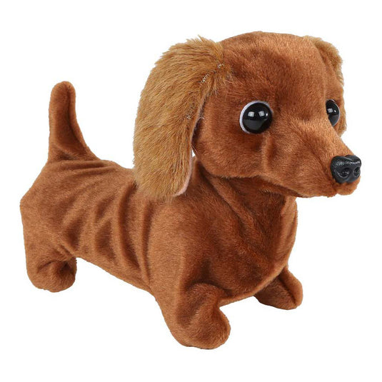 Take me home interactieve loophond teckel - 19cm