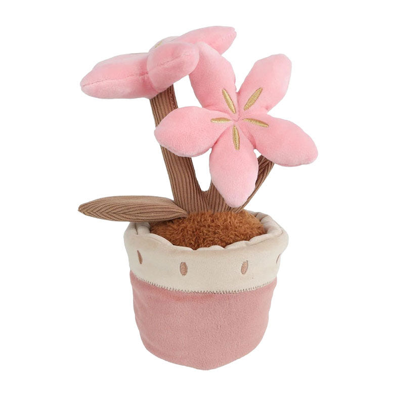ギャラリービューアに画像をロードする, Take me home plant pluche met 2 bloemen l - 24cm
