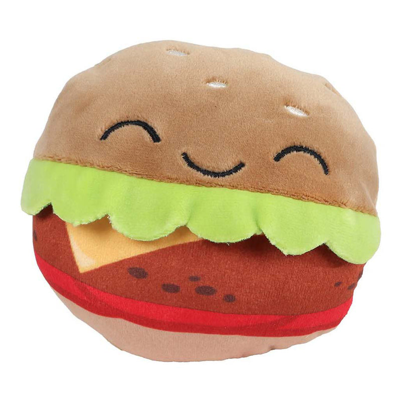 Cargue la imagen en el visor de la galería, Fluffy menu zak met 4 hamburgers pluche - 40cm
