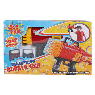 Sun fun super bellenblaaspistool met 2 potjes van 50ml