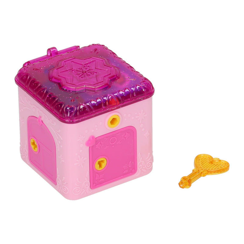 Cargue la imagen en el visor de la galería, Verrassingsdoosje roze 5 sleutels - 5x5x5cm

